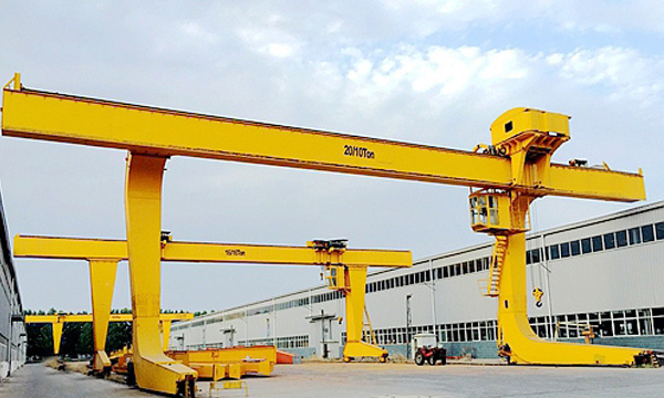 L type Single Girder Gantry Crane with Hook 3