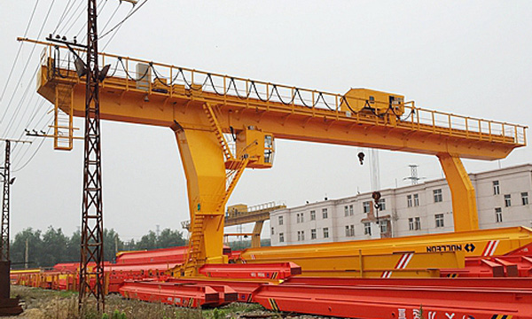 L type Single Girder Gantry Crane with Hook 2