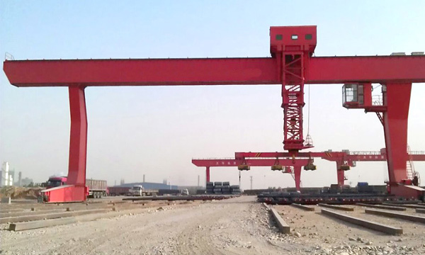 L type Single Girder Gantry Crane with Hook 1